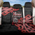 New Zealand 1840 Waitangi Day Back Car Seat Cover Aotearoa Haka Mask - Red Version