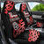 New Zealand 1840 Waitangi Day Car Seat Cover Aotearoa Haka Mask - Red Version