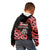 New Zealand 1840 Waitangi Day Kid Hoodie Aotearoa Haka Mask - Red Version