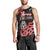 New Zealand 1840 Waitangi Day Men Tank Top Aotearoa Haka Mask - Red Version