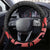 New Zealand 1840 Waitangi Day Steering Wheel Cover Aotearoa Haka Mask - Red Version