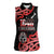 New Zealand 1840 Waitangi Day Women Sleeveless Polo Shirt Aotearoa Haka Mask - Red Version