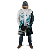 New Zealand Lawn Bowls Custom Cloak Aotearoa Silver Fern Paua Shell - Polynesian Pride