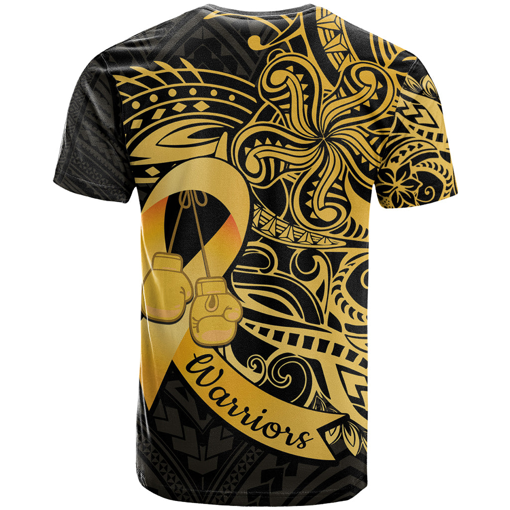 Polynesia Bone Cancer Awareness T Shirt Fight Warriors