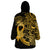 Polynesia Bone Cancer Awareness Wearable Blanket Hoodie Fight Warriors