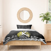 Polynesia World Lung Cancer Day Bedding Set Faith Hope Love LT14 - Polynesian Pride
