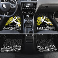 Polynesia World Lung Cancer Day Car Mats Faith Hope Love LT14 Set 4pcs Black - Polynesian Pride