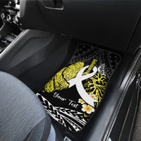 Polynesia World Lung Cancer Day Car Mats Faith Hope Love LT14 - Polynesian Pride