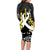 Personalised Polynesia World Lung Cancer Day Family Matching Long Sleeve Bodycon Dress and Hawaiian Shirt Faith Hope Love