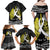 Personalised Polynesia World Lung Cancer Day Family Matching Off Shoulder Maxi Dress and Hawaiian Shirt Faith Hope Love