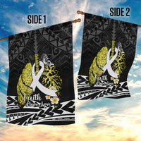 Polynesia World Lung Cancer Day Garden Flag Faith Hope Love LT14 - Polynesian Pride