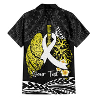 Personalised Polynesia World Lung Cancer Day Hawaiian Shirt Faith Hope Love