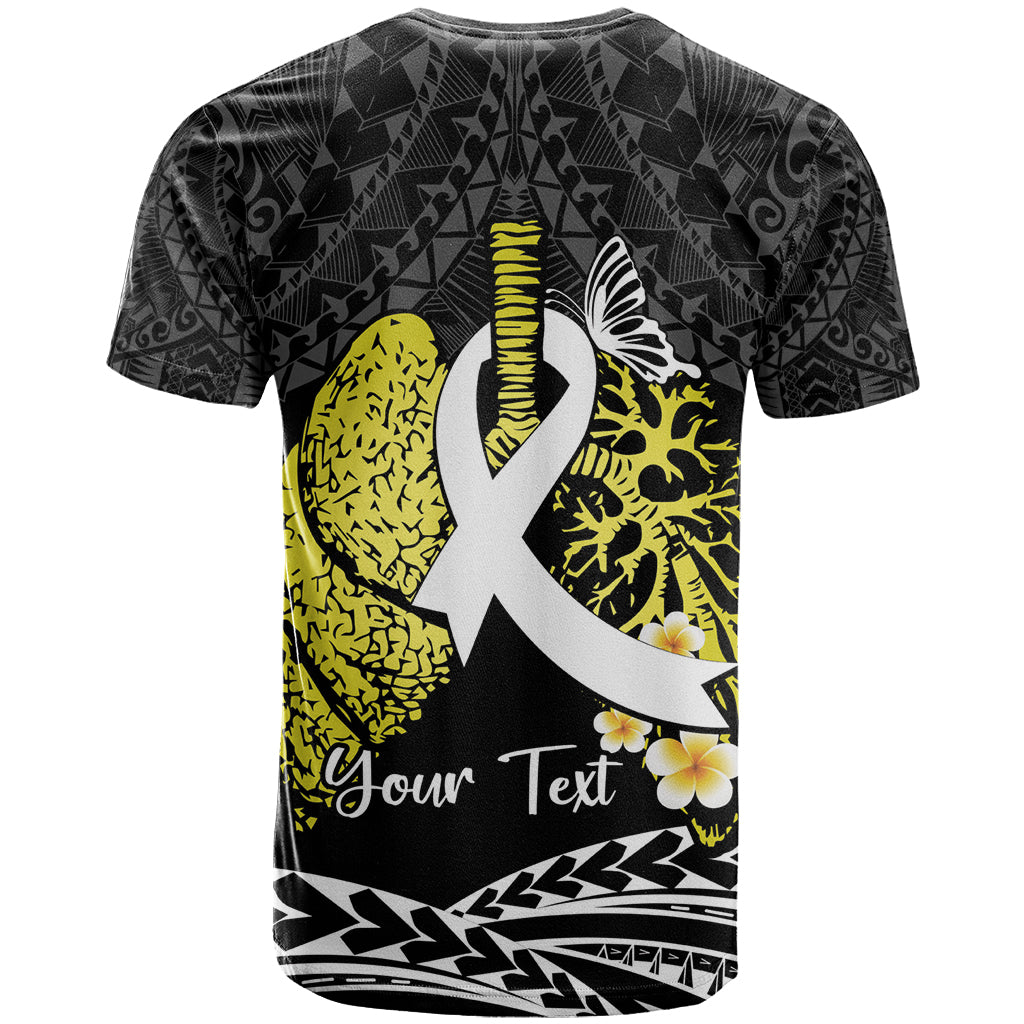 Personalised Polynesia World Lung Cancer Day T Shirt Faith Hope Love