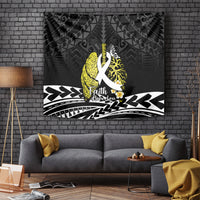 Polynesia World Lung Cancer Day Tapestry Faith Hope Love LT14 - Polynesian Pride