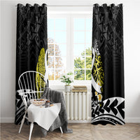 Polynesia World Lung Cancer Day Window Curtain Faith Hope Love LT14 - Polynesian Pride