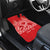 Personalised In September We Wear Red Car Mats Polynesia Blood Cancer Awareness