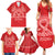 Personalised In September We Wear Red Family Matching Summer Maxi Dress and Hawaiian Shirt Polynesia Blood Cancer Awareness