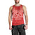 Personalised In September We Wear Red Men Tank Top Polynesia Blood Cancer Awareness