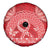 Personalised In September We Wear Red Spare Tire Cover Polynesia Blood Cancer Awareness