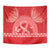 Personalised In September We Wear Red Tapestry Polynesia Blood Cancer Awareness