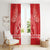 Personalised In September We Wear Red Window Curtain Polynesia Blood Cancer Awareness