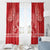 Personalised In September We Wear Red Window Curtain Polynesia Blood Cancer Awareness