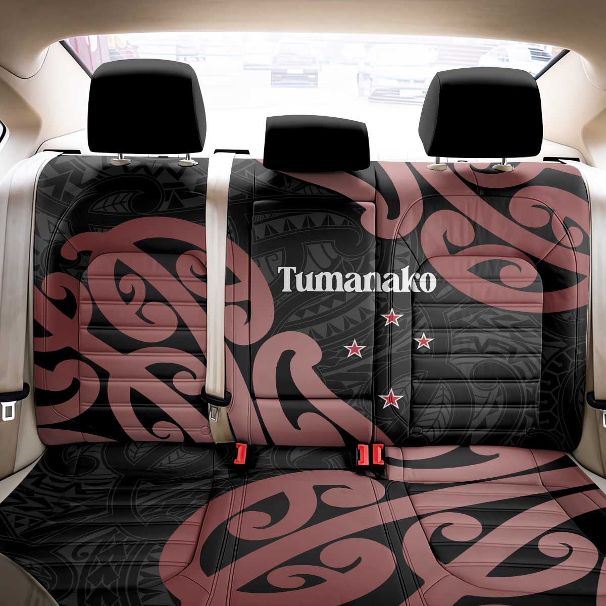 New Zealand Mangopare Tamanako Back Car Seat Cover Aotearoa Maori
