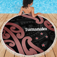 New Zealand Mangopare Tamanako Beach Blanket Aotearoa Maori LT14 - Polynesian Pride