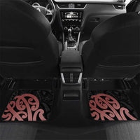New Zealand Mangopare Tamanako Car Mats Aotearoa Maori LT14 Set 2pcs - Back Brown - Polynesian Pride
