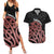New Zealand Mangopare Tamanako Couples Matching Summer Maxi Dress and Hawaiian Shirt Aotearoa Maori