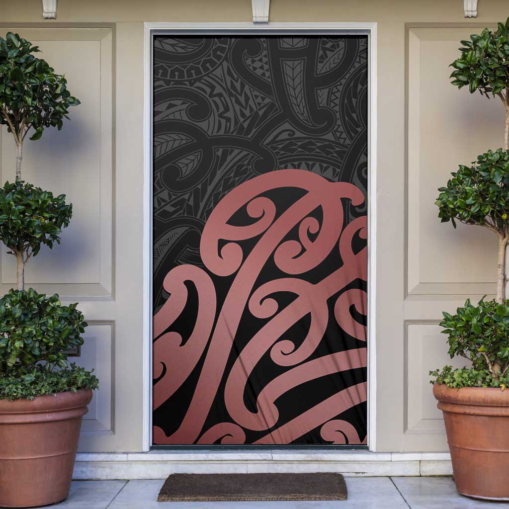 New Zealand Mangopare Tamanako Door Cover Aotearoa Maori - Polynesian Pride