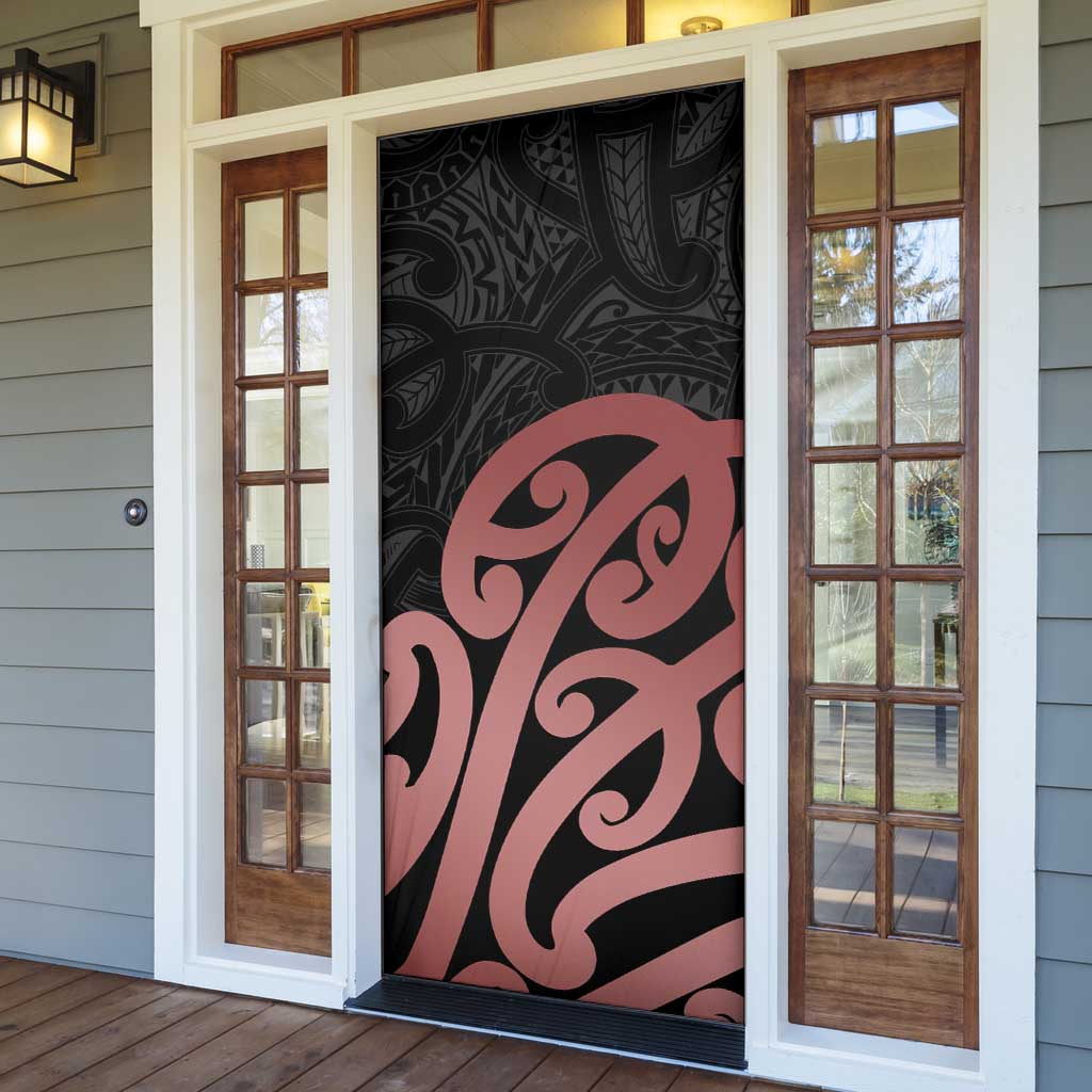 New Zealand Mangopare Tamanako Door Cover Aotearoa Maori - Polynesian Pride