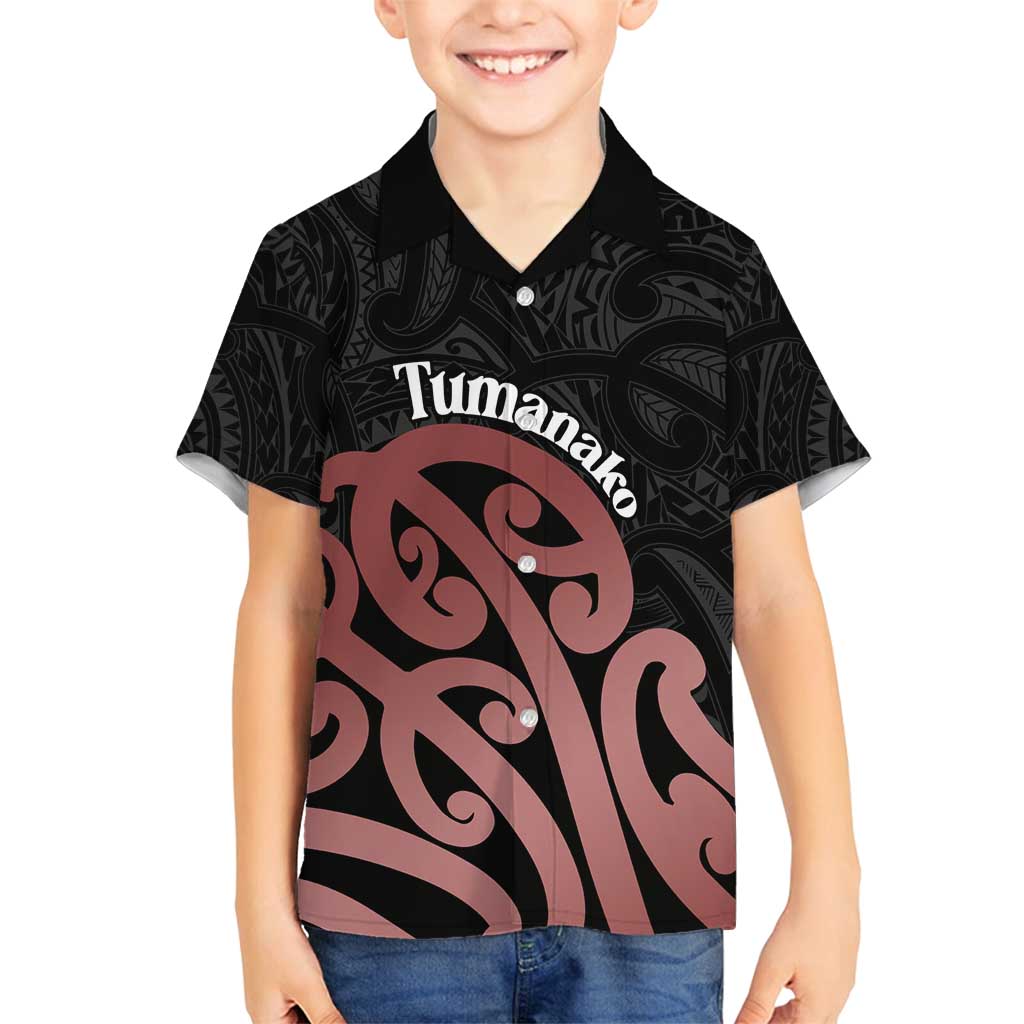 New Zealand Mangopare Tamanako Family Matching Puletasi and Hawaiian Shirt Aotearoa Maori