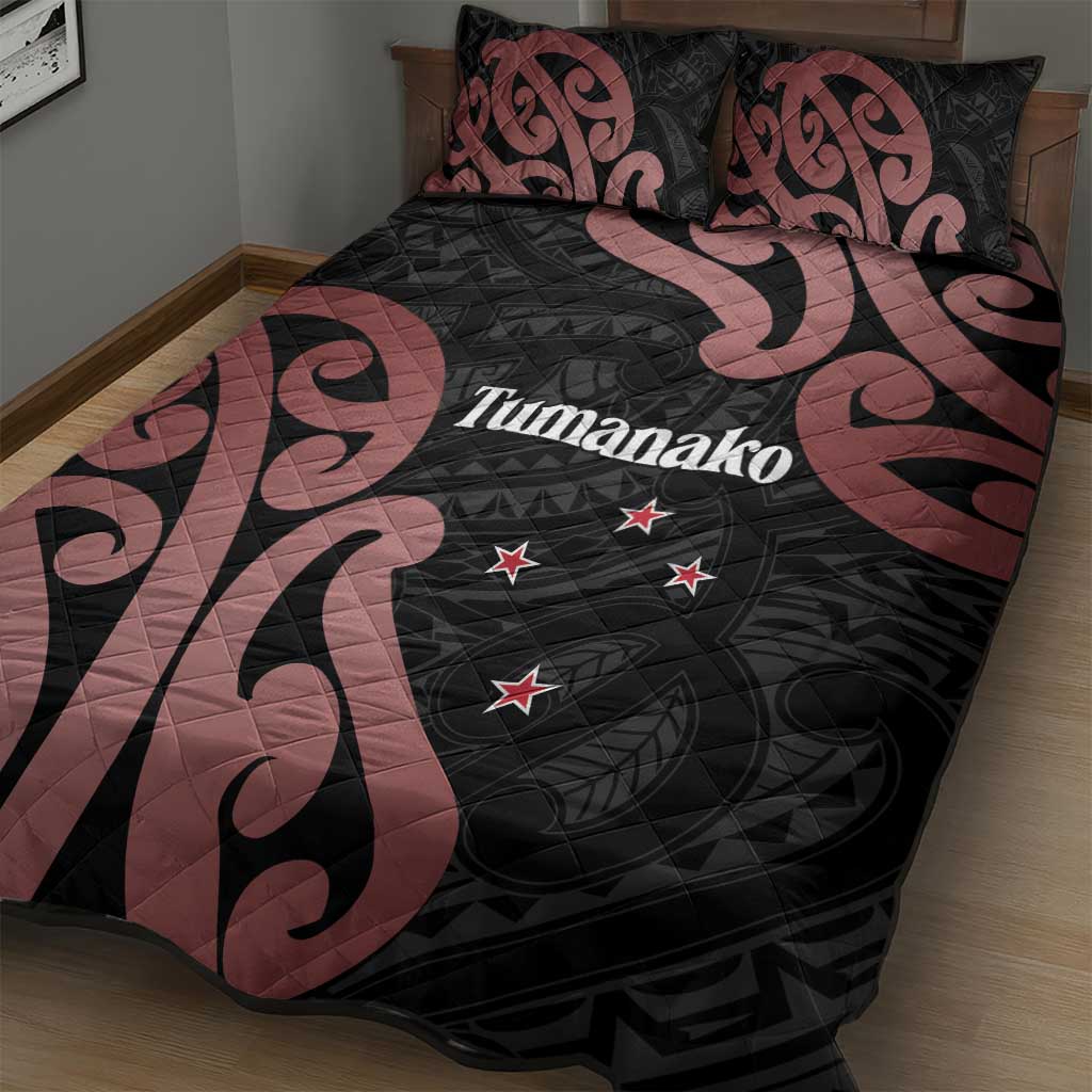 New Zealand Mangopare Tamanako Quilt Bed Set Aotearoa Maori