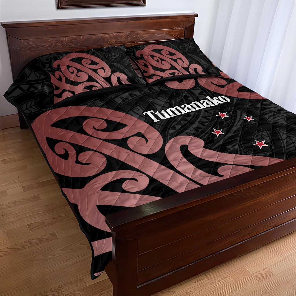 New Zealand Mangopare Tamanako Quilt Bed Set Aotearoa Maori
