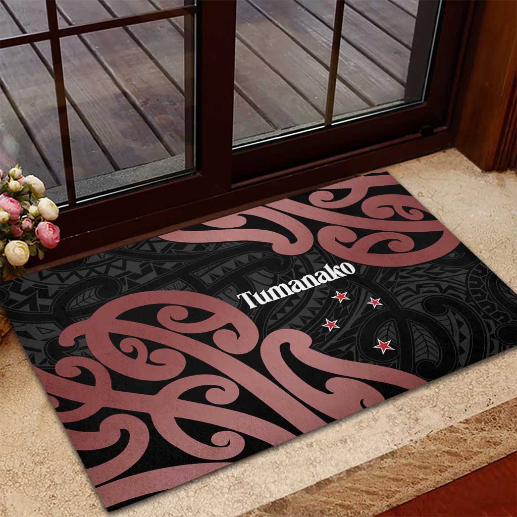 New Zealand Mangopare Tamanako Rubber Doormat Aotearoa Maori LT14 - Polynesian Pride