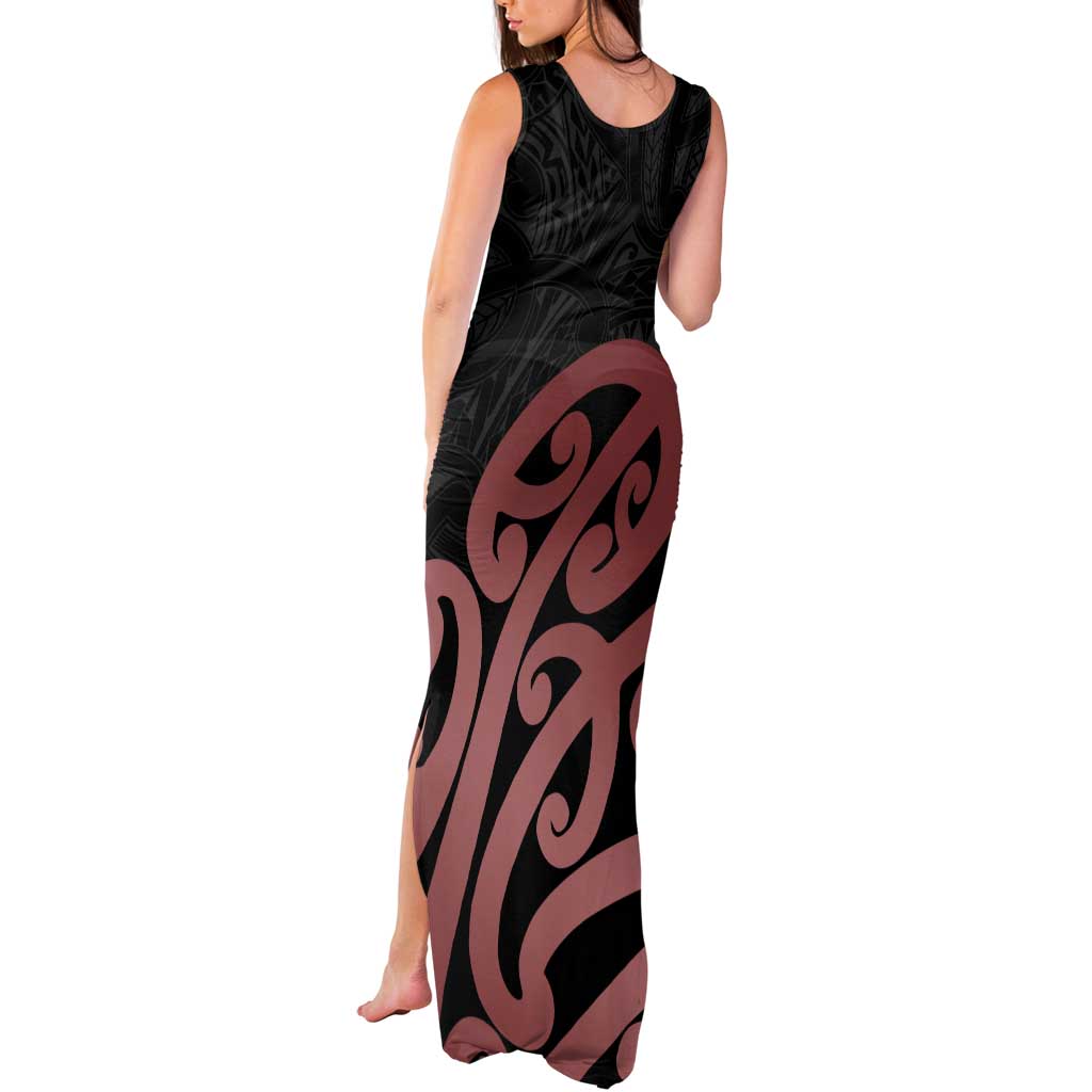 New Zealand Mangopare Tamanako Tank Maxi Dress Aotearoa Maori