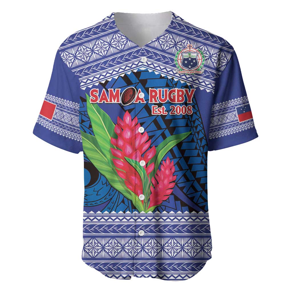 Custom Samoa Rugby Baseball Jersey 2024 Go Champions Samoan Gingers