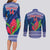 Custom Samoa Rugby Couples Matching Long Sleeve Bodycon Dress and Long Sleeve Button Shirt 2024 Go Champions Samoan Gingers