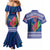 Custom Samoa Rugby Couples Matching Mermaid Dress and Hawaiian Shirt 2024 Go Champions Samoan Gingers