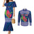 Custom Samoa Rugby Couples Matching Mermaid Dress and Long Sleeve Button Shirt 2024 Go Champions Samoan Gingers