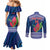 Custom Samoa Rugby Couples Matching Mermaid Dress and Long Sleeve Button Shirt 2024 Go Champions Samoan Gingers