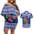 Custom Samoa Rugby Couples Matching Off Shoulder Short Dress and Hawaiian Shirt 2024 Go Champions Samoan Gingers