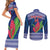 Custom Samoa Rugby Couples Matching Short Sleeve Bodycon Dress and Long Sleeve Button Shirt 2024 Go Champions Samoan Gingers