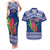 Custom Samoa Rugby Couples Matching Tank Maxi Dress and Hawaiian Shirt 2024 Go Champions Samoan Gingers