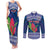 Custom Samoa Rugby Couples Matching Tank Maxi Dress and Long Sleeve Button Shirt 2024 Go Champions Samoan Gingers