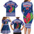 Custom Samoa Rugby Family Matching Long Sleeve Bodycon Dress and Hawaiian Shirt 2024 Go Champions Samoan Gingers