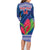 Custom Samoa Rugby Family Matching Long Sleeve Bodycon Dress and Hawaiian Shirt 2024 Go Champions Samoan Gingers