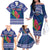 Custom Samoa Rugby Family Matching Off The Shoulder Long Sleeve Dress and Hawaiian Shirt 2024 Go Champions Samoan Gingers