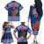 Custom Samoa Rugby Family Matching Off The Shoulder Long Sleeve Dress and Hawaiian Shirt 2024 Go Champions Samoan Gingers